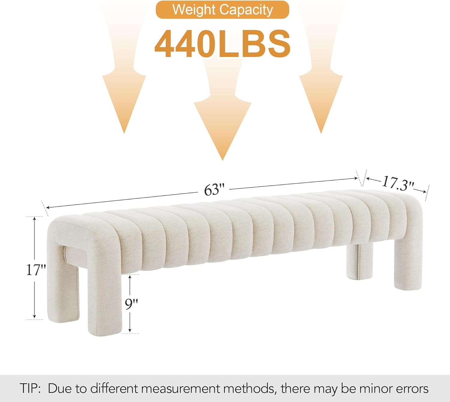 Zibeths bench front angle